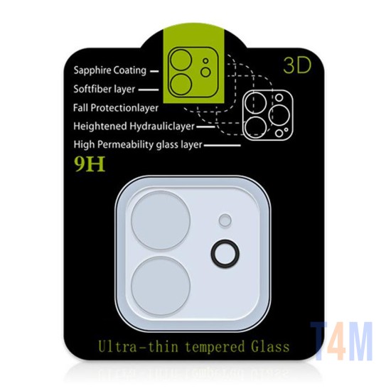 PROTECTOR DE VIDRIO TEMPLADO DE LENTE DE CÁMARA TRASERA ULTRA DELGADA PARA APPLE IPHONE 11